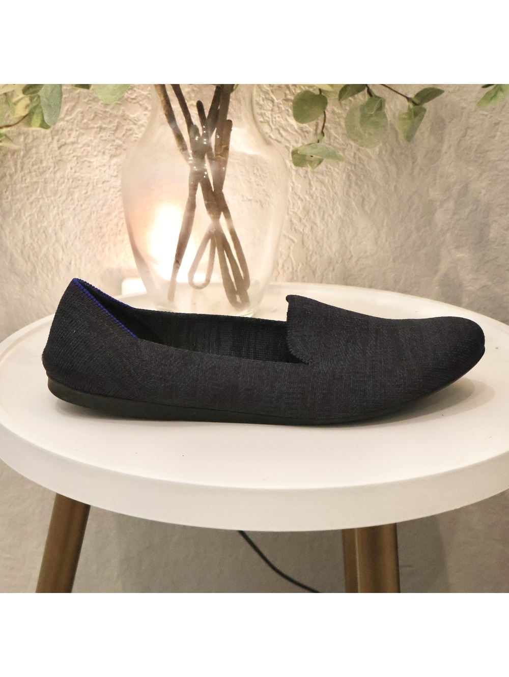 Rothy's The Loafer in Heathered Navy RETIRED Blue Excellent 10